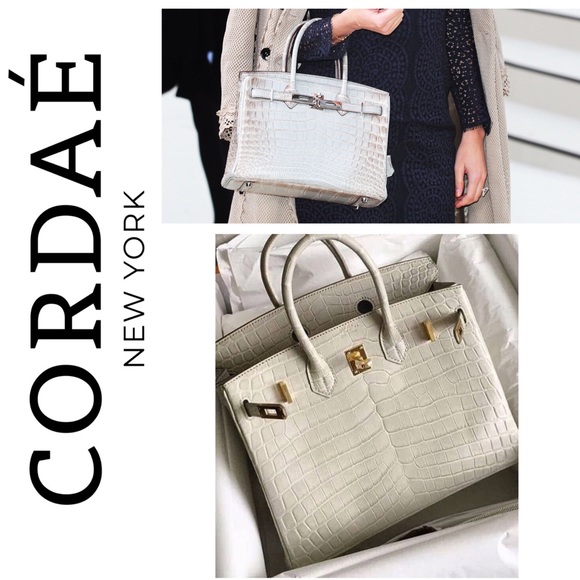CORDAÉ NEW YORK Handbags - LIKE NEW CORDAÉ THE NEW YORK (CROCODILE) color white